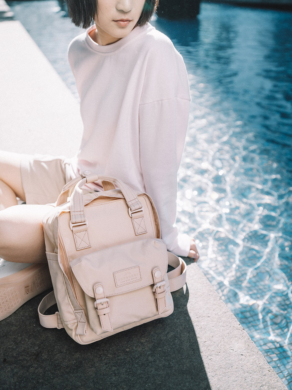 doughnut macaroon mini backpack australia Enchanted Series This Doughnut mini backpack is detailed with colorblock panels and naturalleather trim Backpack Doughnut Official AU