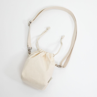 Macaroon Tiny Bucket Organic Cotton Series Crossbody Bag