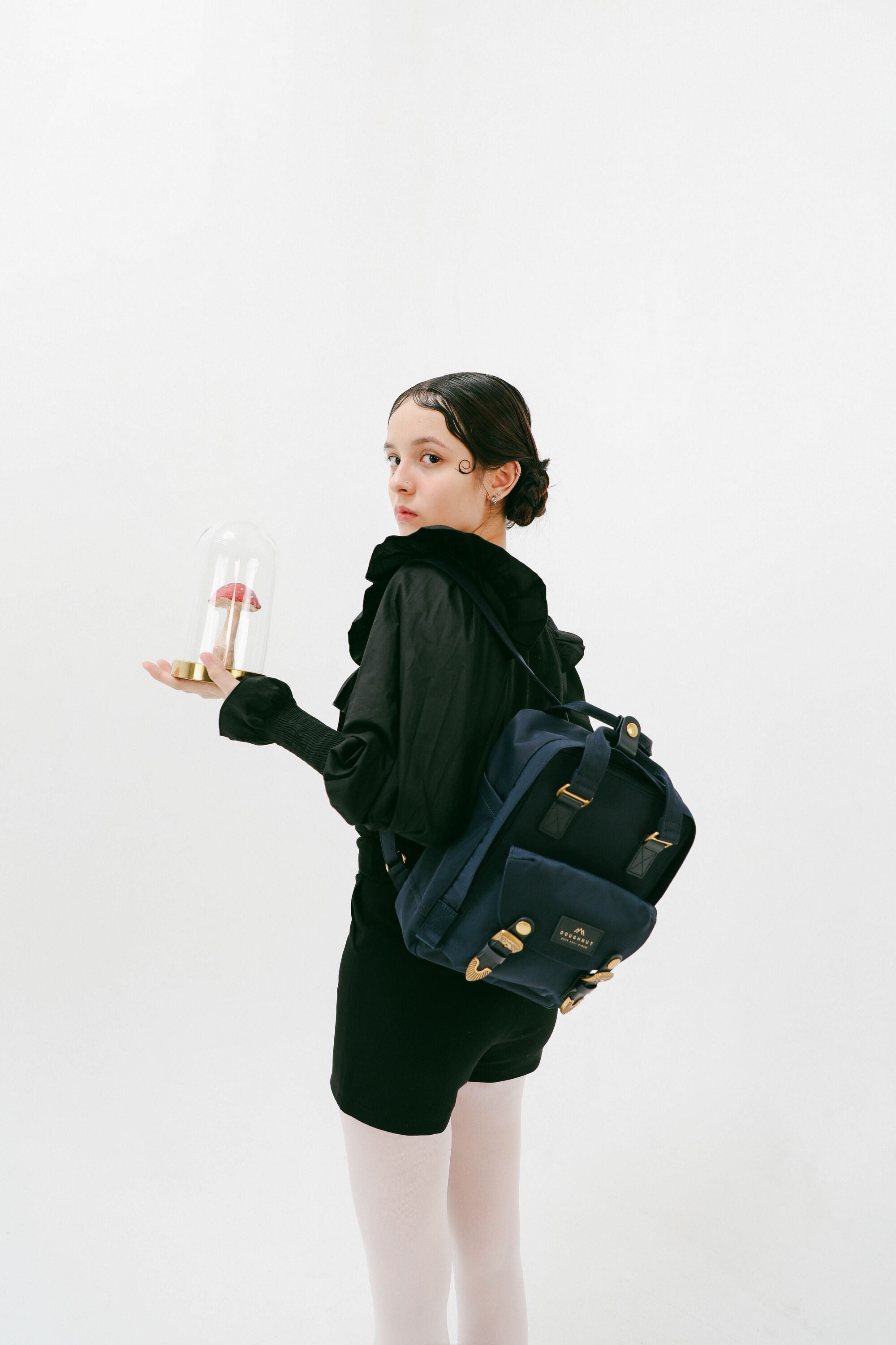 doughnut macaroon mini backpack in black Series Backpack, Unisex, (Black), One Size Fashion the Macaroon Mini is a sublime solution Macaroon Mini Enchanted Series Backpack
