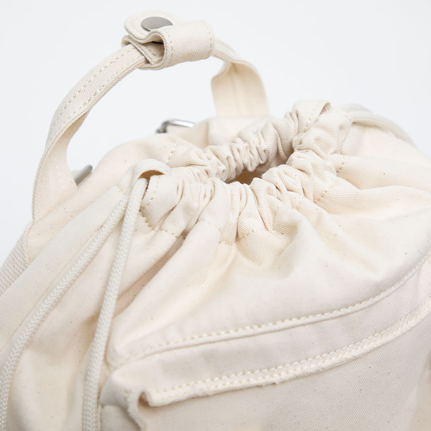 Macaroon Mini Drawstring Organic Cotton Series Backpack