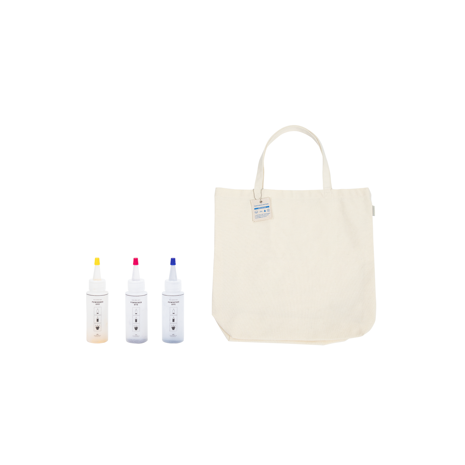 Tie-Dye Kit Organic Cotton Series & Shopper Bag M