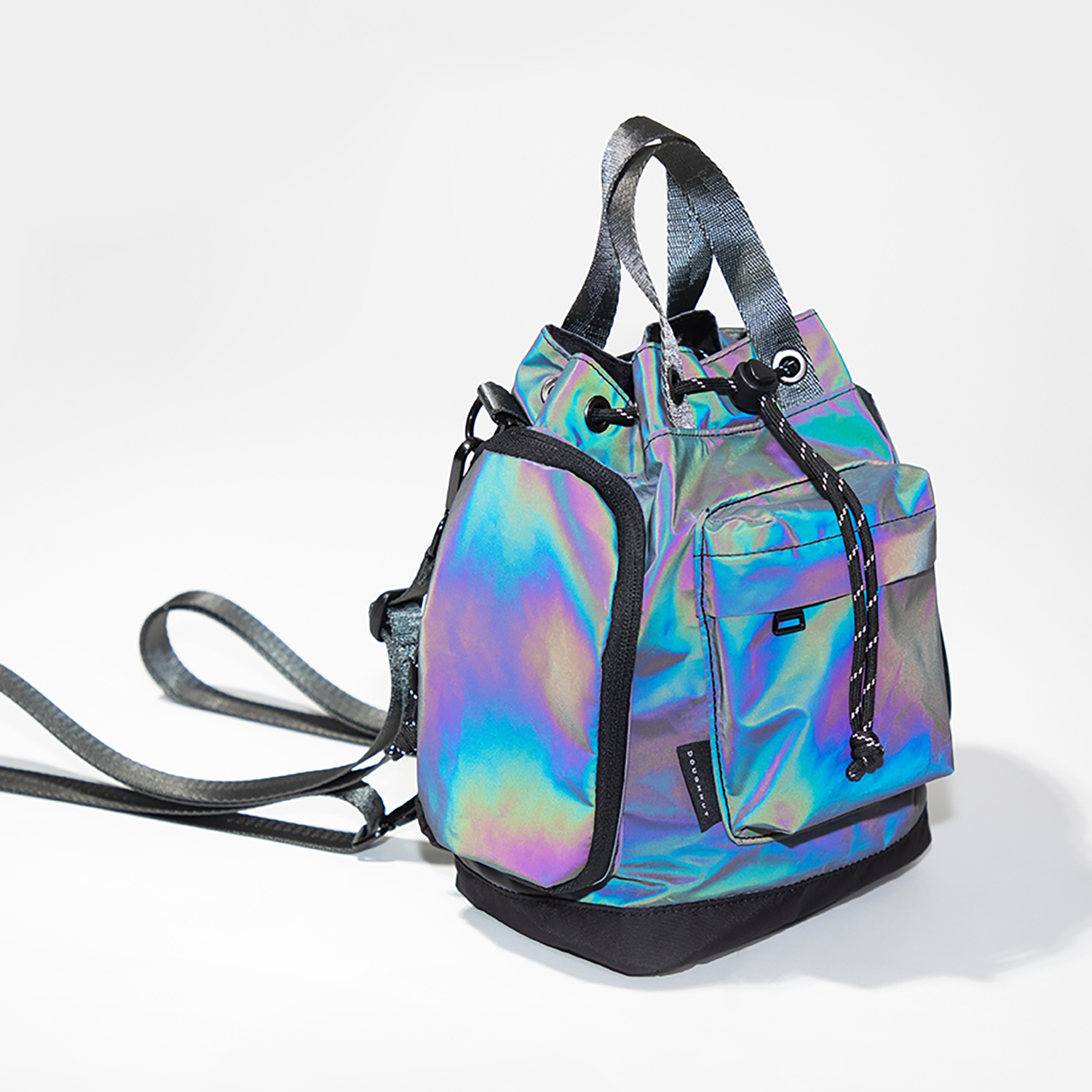 DOUGHNUT OFFICIAL  Shop Doughnut Official X Limelight Series Pyramid Tiny  Convertible Mini Backpack in Dark Rainbow at  – LA Style Rush